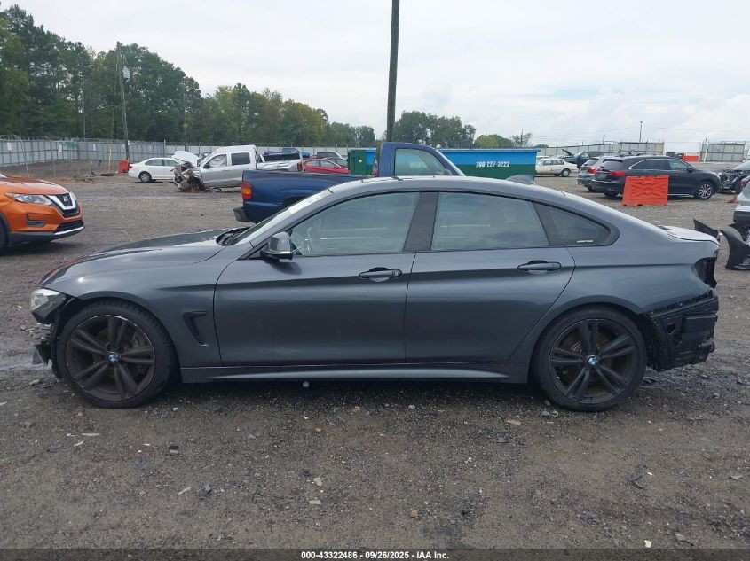 2015 BMW 435I Gran Coupe VIN: WBA4B1C50FD955386 Lot: 43322486