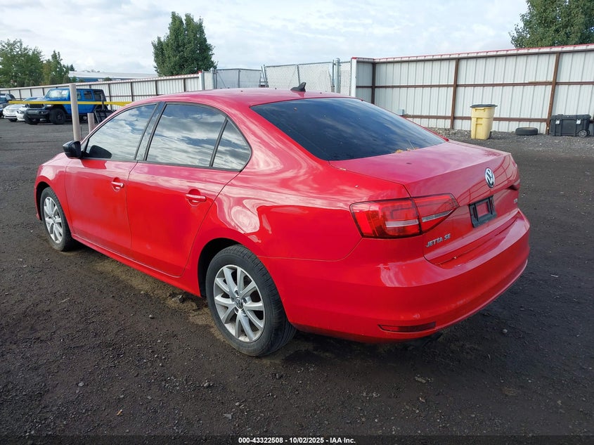 2015 VOLKSWAGEN JETTA 1.8T SE 3VWD17AJ9FM283550