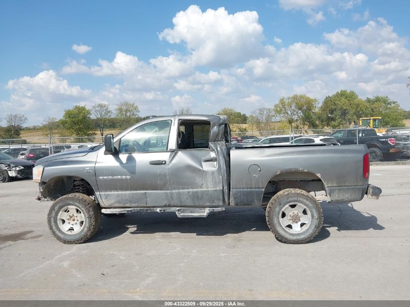2006 Dodge Ram 2500 Slt/Trx4 Off Road/Sport/Power Wagon VIN: 3D7KS28C86G247032 Lot: 43322509