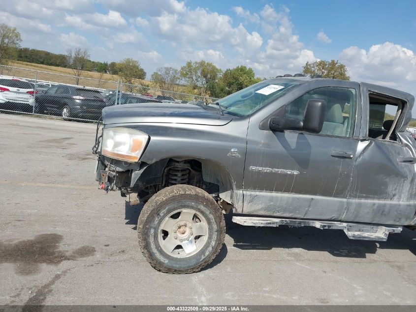 2006 Dodge Ram 2500 Slt/Trx4 Off Road/Sport/Power Wagon VIN: 3D7KS28C86G247032 Lot: 43322509