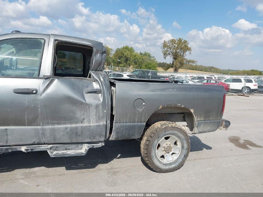 2006 Dodge Ram 2500 Slt/Trx4 Off Road/Sport/Power Wagon VIN: 3D7KS28C86G247032 Lot: 43322509
