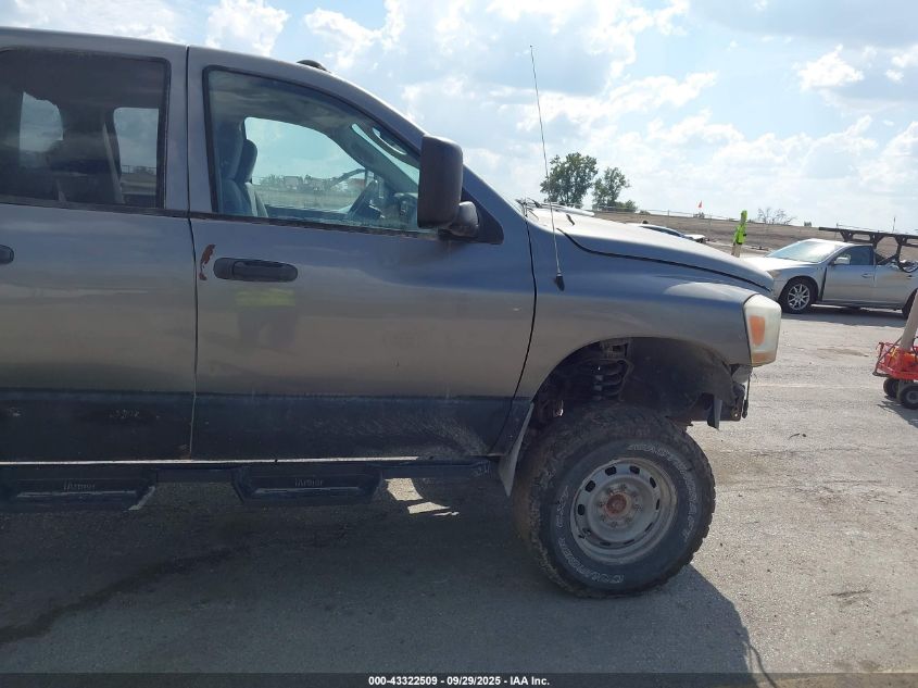 2006 Dodge Ram 2500 Slt/Trx4 Off Road/Sport/Power Wagon VIN: 3D7KS28C86G247032 Lot: 43322509