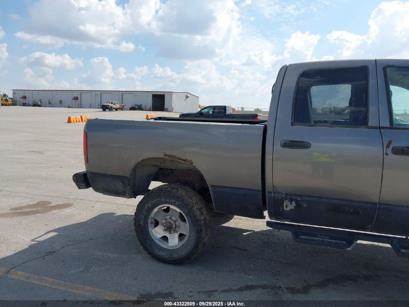 2006 Dodge Ram 2500 Slt/Trx4 Off Road/Sport/Power Wagon VIN: 3D7KS28C86G247032 Lot: 43322509