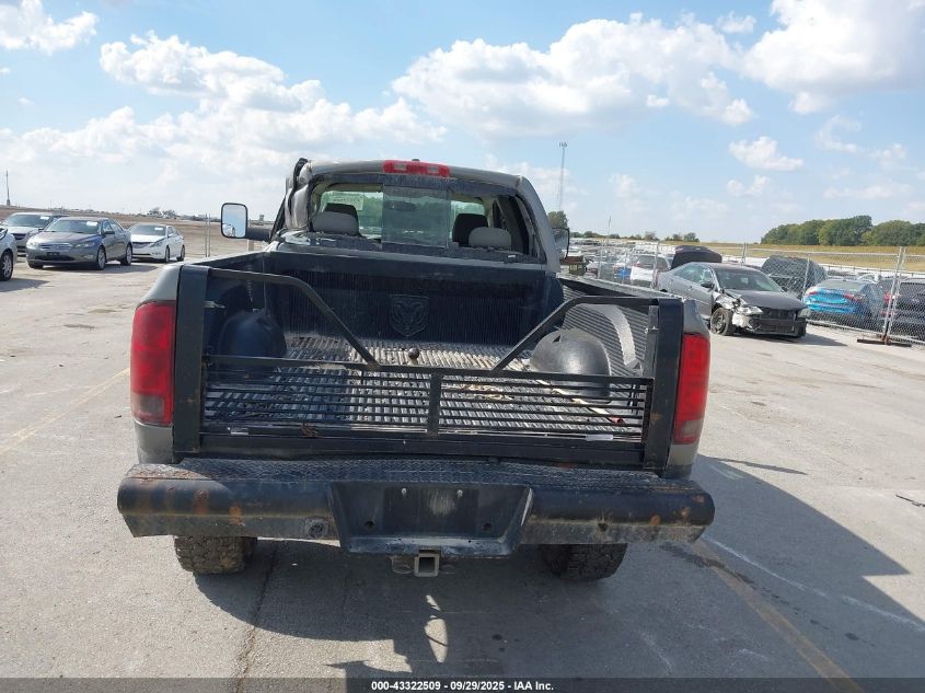 2006 Dodge Ram 2500 Slt/Trx4 Off Road/Sport/Power Wagon VIN: 3D7KS28C86G247032 Lot: 43322509