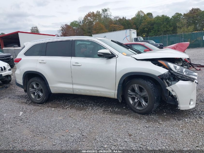 2019 Toyota Highlander Limited Platinum VIN: 5TDDZRFH4KS927995 Lot: 43322513