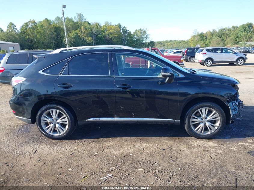 2011 Lexus Rx 450H VIN: JTJBC1BA5B2422703 Lot: 43322540