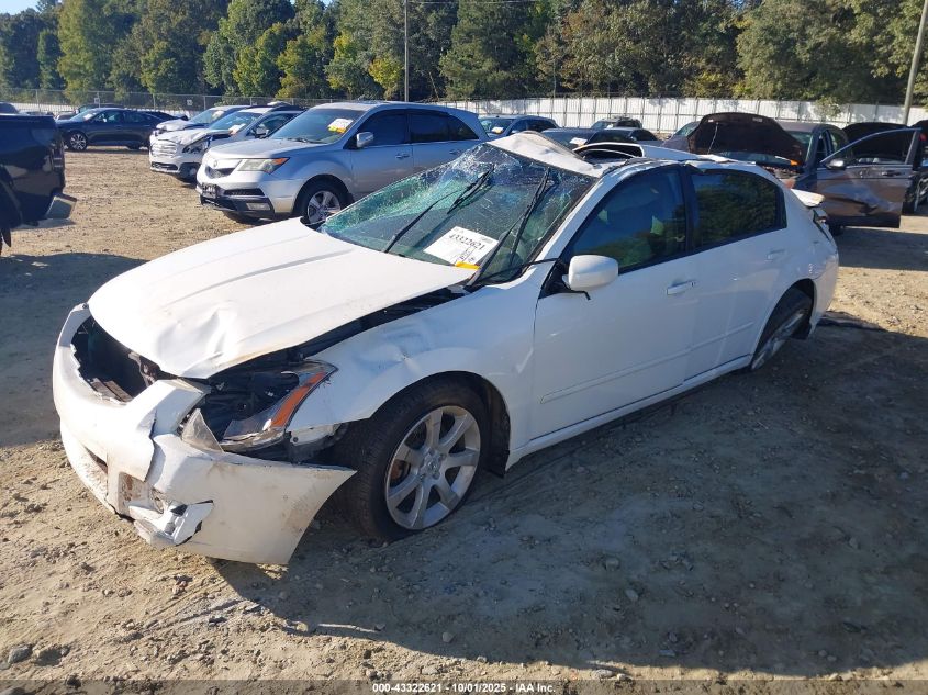 2008 Nissan Maxima 3.5 Se VIN: 1N4BA41EX8C820688 Lot: 43322621