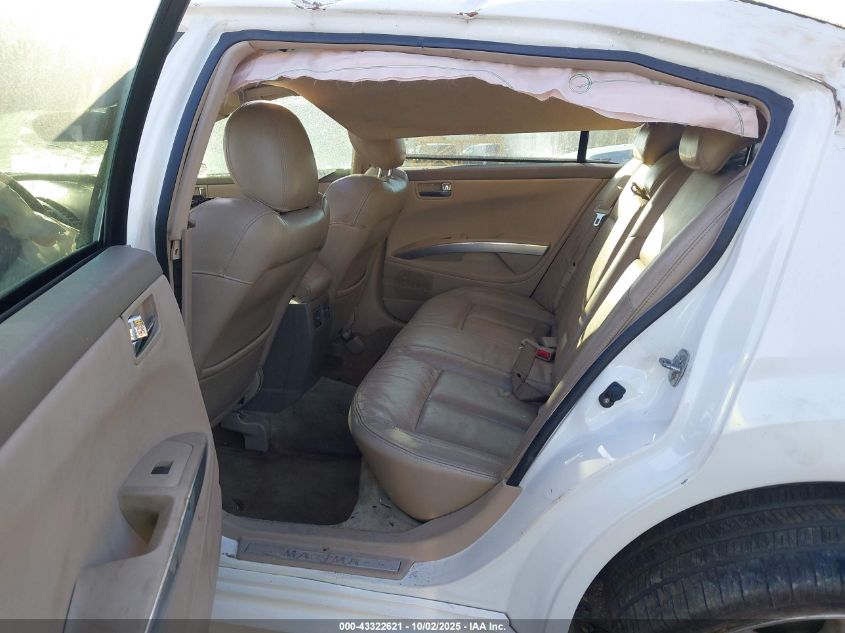 2008 Nissan Maxima 3.5 Se VIN: 1N4BA41EX8C820688 Lot: 43322621