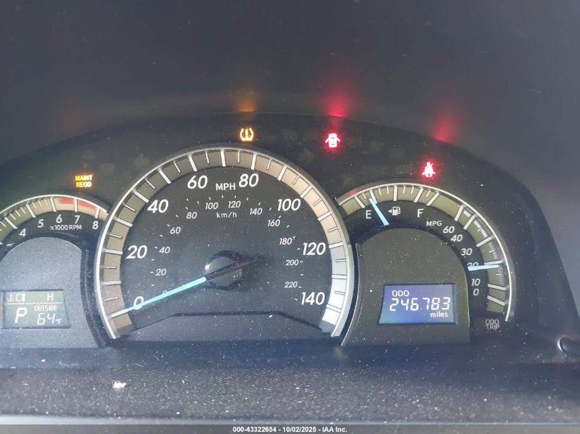 2012 Toyota Camry Se/Le/Xle VIN: 4T1BF1FK5CU131021 Lot: 43322634