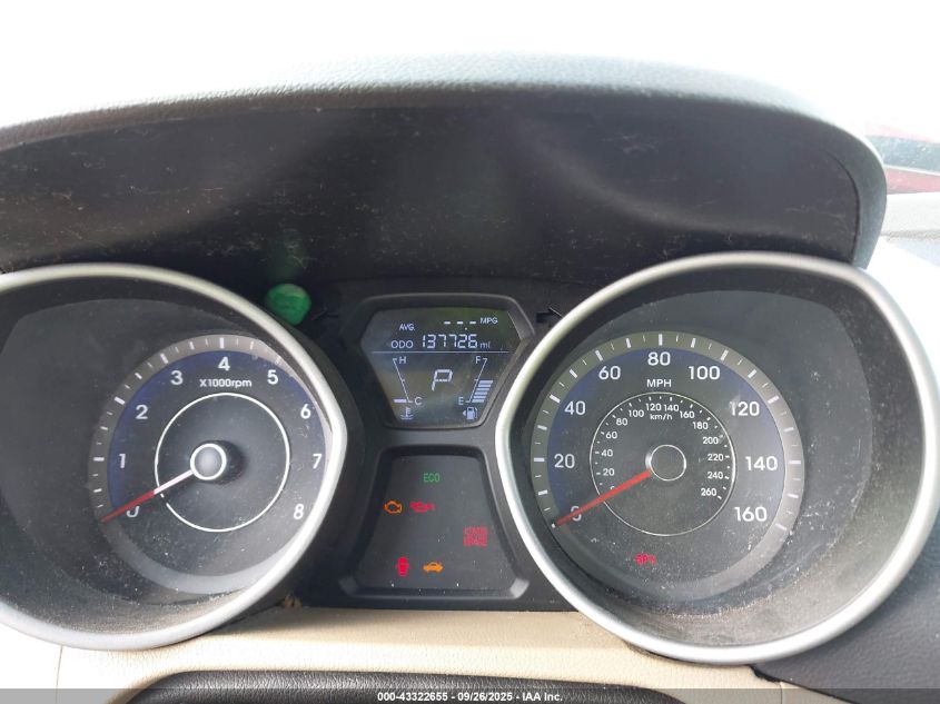 2012 Hyundai Elantra Limited (Ulsan Plant) VIN: KMHDH4AE6CU239203 Lot: 43322655