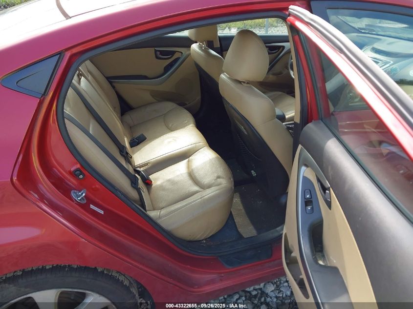 2012 Hyundai Elantra Limited (Ulsan Plant) VIN: KMHDH4AE6CU239203 Lot: 43322655