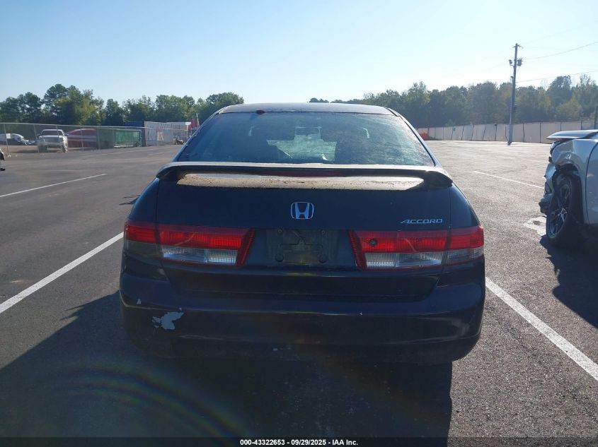 2004 Honda Accord 2.4 Lx VIN: 1HGCM55314A135104 Lot: 43322653