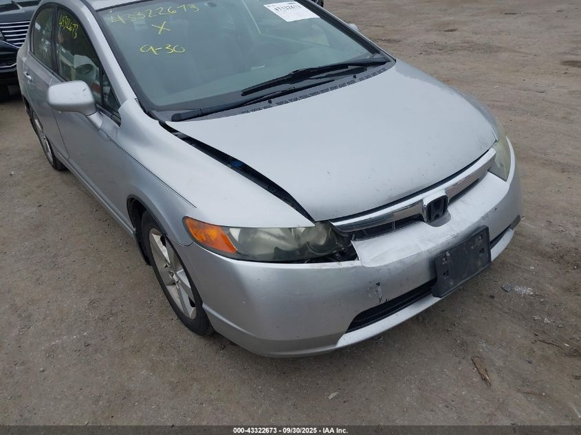2008 Honda Civic Ex VIN: 1HGFA16818L058253 Lot: 43322673