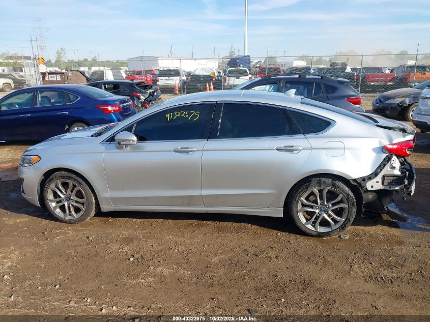 2019 Ford Fusion Sel VIN: 3FA6P0CDXKR224745 Lot: 43322675
