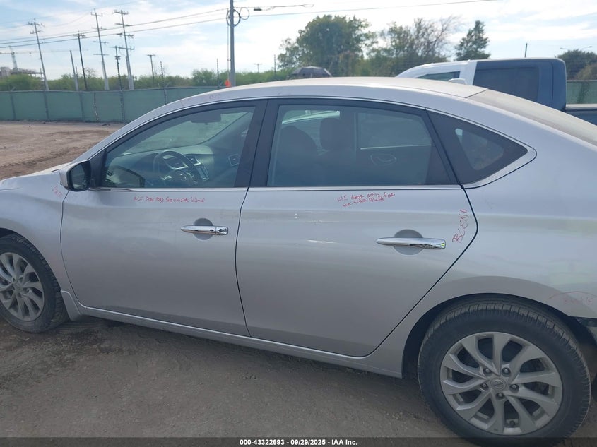 2019 Nissan Sentra Sv VIN: 3N1AB7AP9KY391597 Lot: 43322693