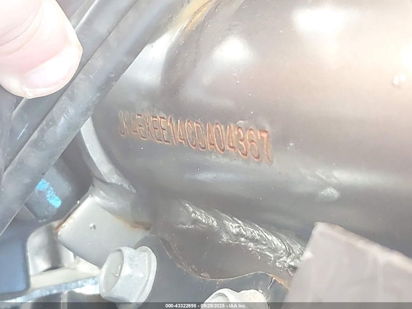 2012 Kawasaki Ex650 Ec VIN: JKAEXEE14CDA04367 Lot: 43322698