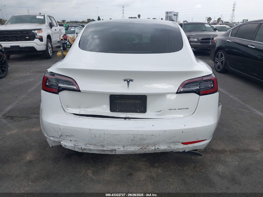 2018 Tesla Model 3 Long Range/Performance VIN: 5YJ3E1EB9JF111695 Lot: 43322727