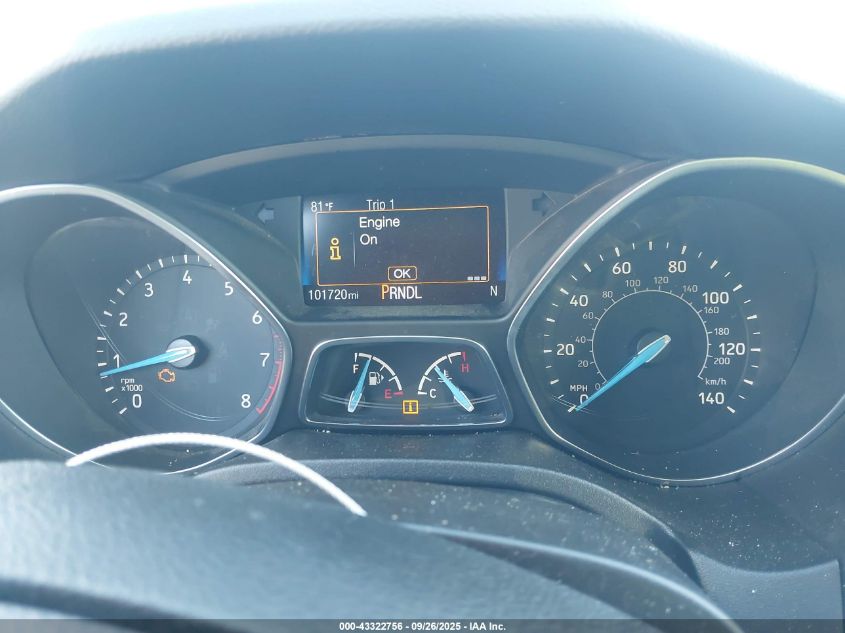 2017 Ford Focus Se VIN: 1FADP3K25HL286456 Lot: 43322756