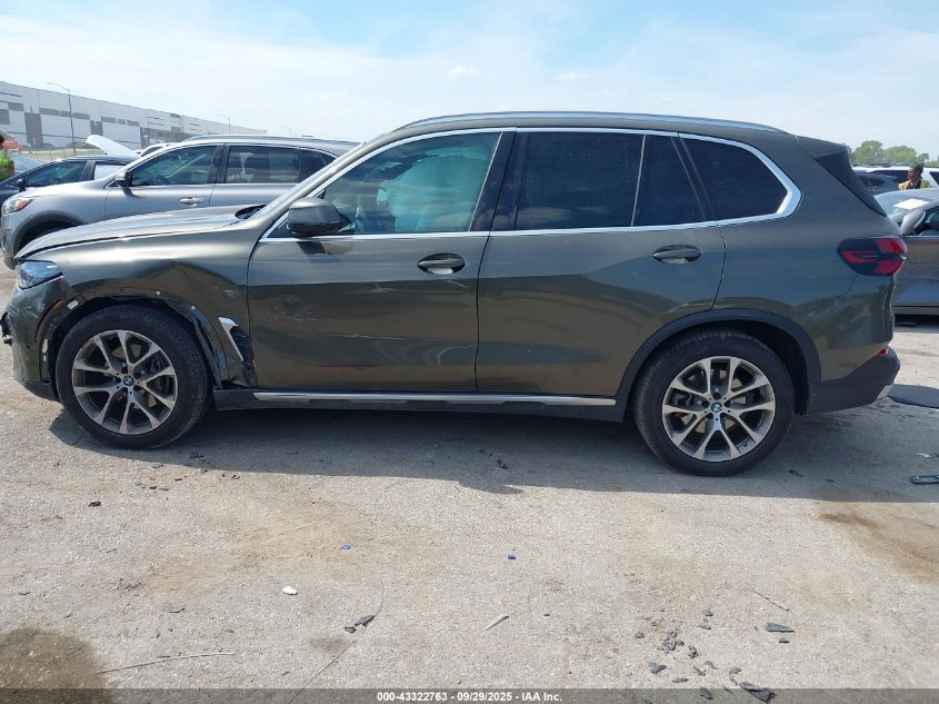 2025 BMW X5 xDrive40I VIN: 5UX23EU02S9Z11144 Lot: 43322763