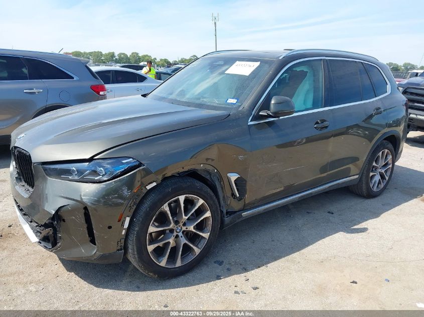 2025 BMW X5 xDrive40I VIN: 5UX23EU02S9Z11144 Lot: 43322763