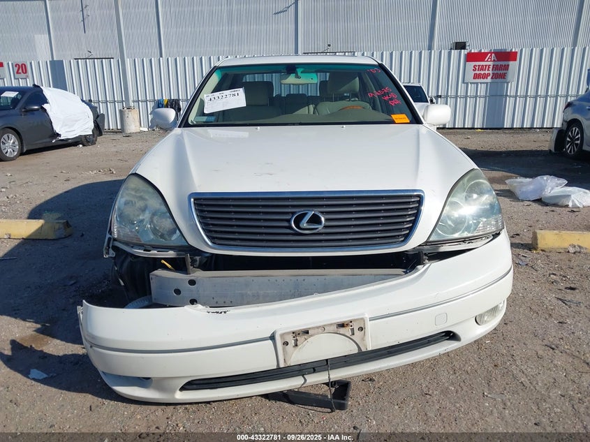 2003 Lexus Ls 430 VIN: JTHBN30F730101846 Lot: 43322781