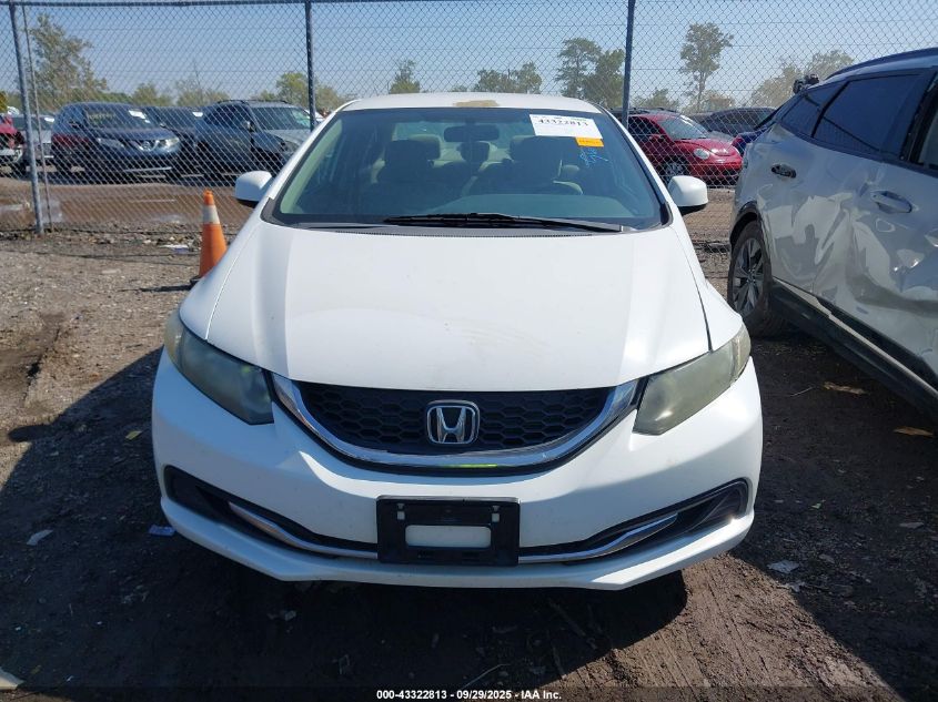 2013 Honda Civic Lx VIN: 2HGFB2F54DH579810 Lot: 43322813