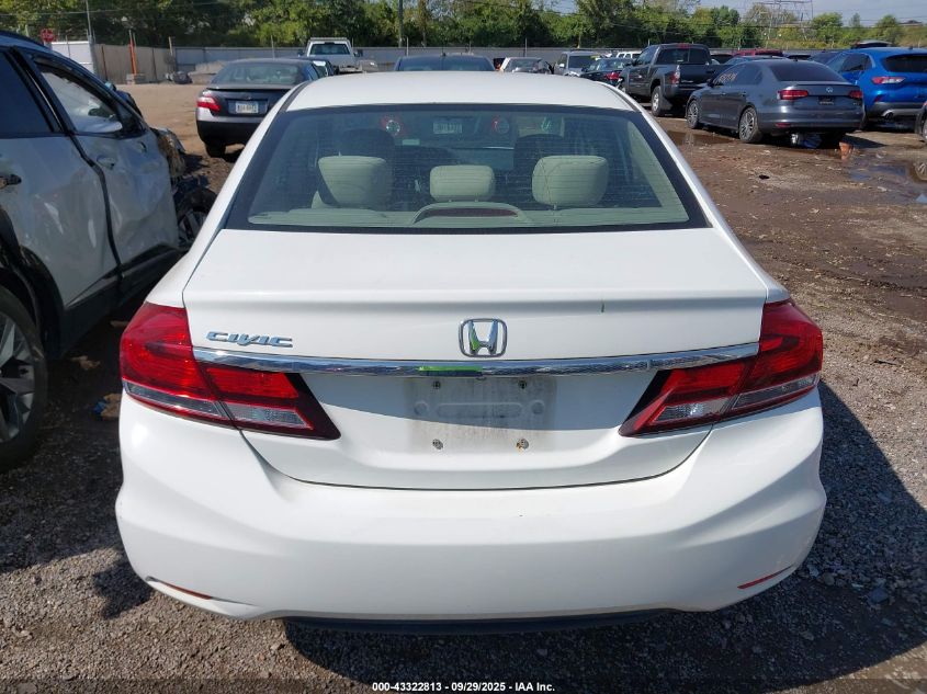 2013 Honda Civic Lx VIN: 2HGFB2F54DH579810 Lot: 43322813