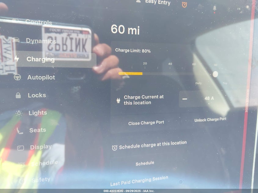 2025 Tesla Model Y Long Range Dual Motor Rear-Wheel Drive VIN: 7SAYGDED6SA359486 Lot: 43322820