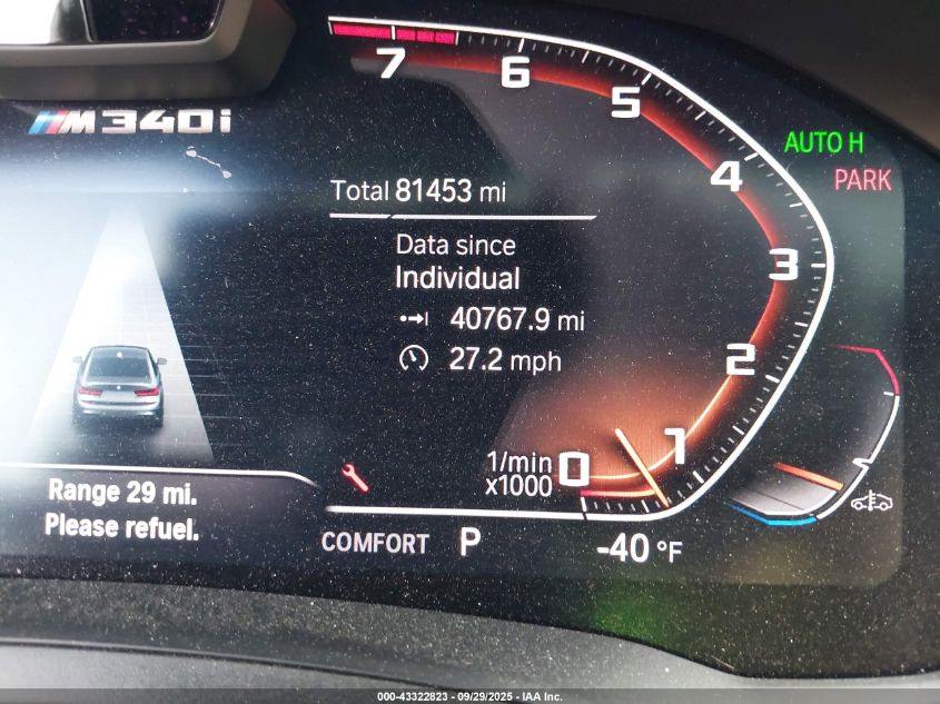 2020 BMW 3 Series M340I xDrive VIN: WBA5U9C03LFH79549 Lot: 43322823