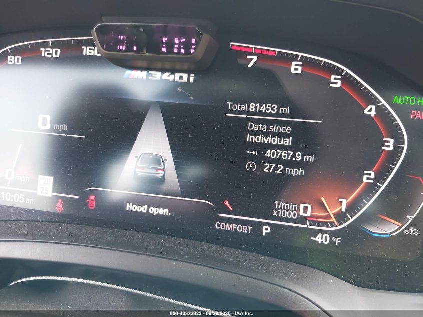 2020 BMW 3 Series M340I xDrive VIN: WBA5U9C03LFH79549 Lot: 43322823