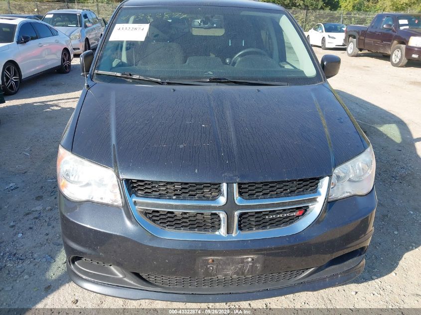 2013 Dodge Grand Caravan Sxt VIN: 2C4RDGCG0DR651492 Lot: 43322874