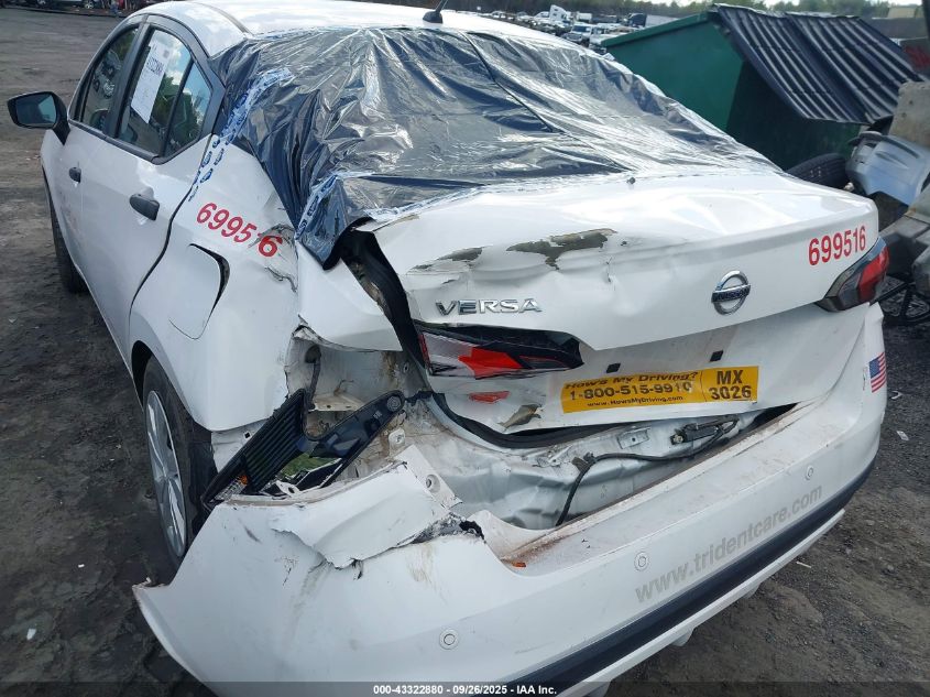 2020 Nissan Versa S Xtronic Cvt VIN: 3N1CN8DV9LL836323 Lot: 43322880