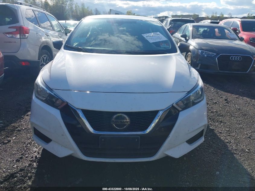 2020 Nissan Versa S Xtronic Cvt VIN: 3N1CN8DV9LL836323 Lot: 43322880