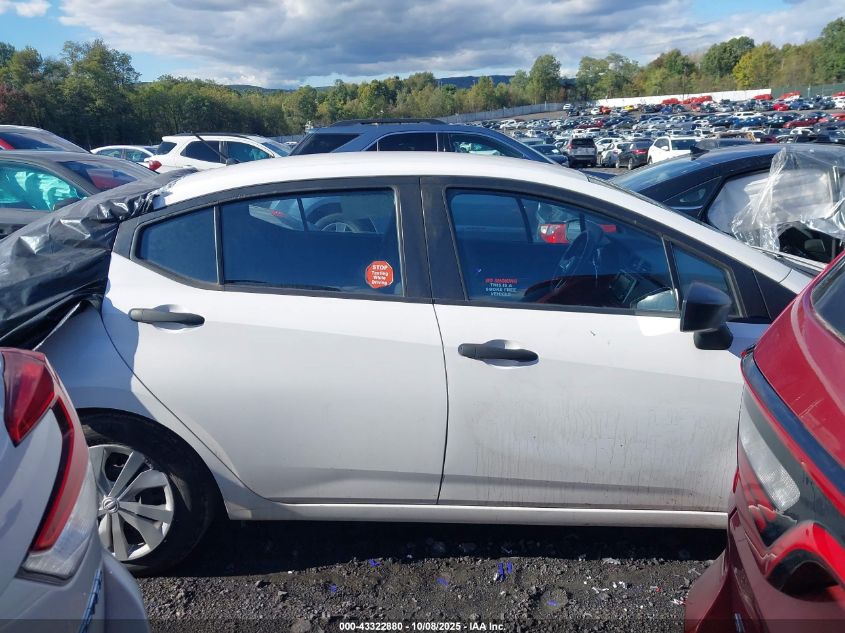 2020 Nissan Versa S Xtronic Cvt VIN: 3N1CN8DV9LL836323 Lot: 43322880