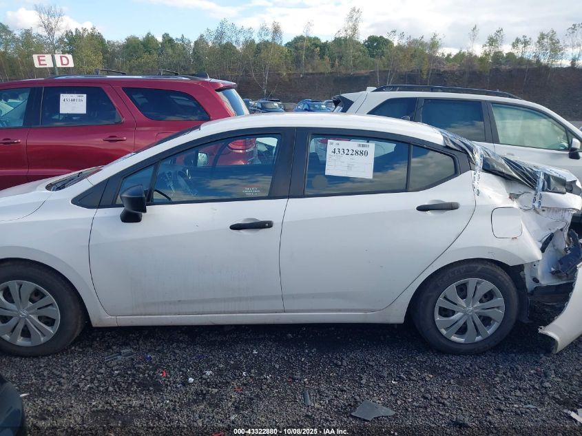 2020 Nissan Versa S Xtronic Cvt VIN: 3N1CN8DV9LL836323 Lot: 43322880