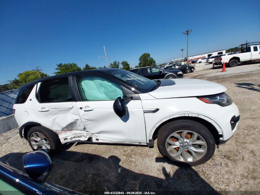 2016 Land Rover Discovery Sport Hse VIN: SALCR2BG7GH564404 Lot: 43322944