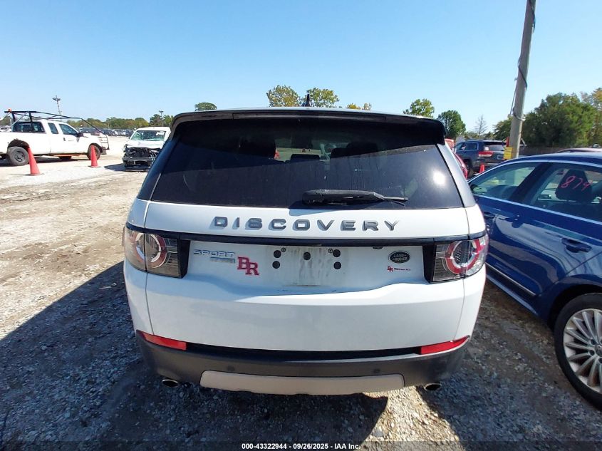 2016 Land Rover Discovery Sport Hse VIN: SALCR2BG7GH564404 Lot: 43322944