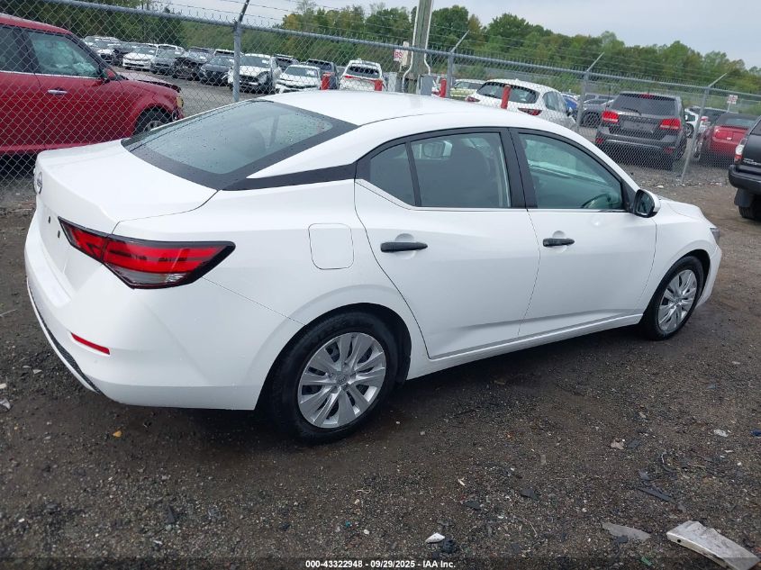 2024 Nissan Sentra S Xtronic Cvt VIN: 3N1AB8BV8RY291147 Lot: 43322948