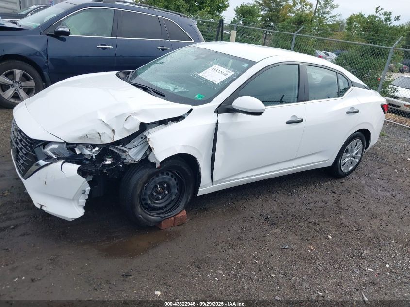 2024 Nissan Sentra S Xtronic Cvt VIN: 3N1AB8BV8RY291147 Lot: 43322948