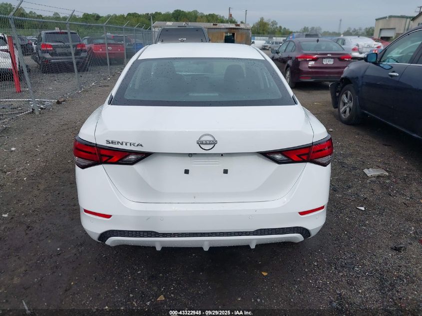 2024 Nissan Sentra S Xtronic Cvt VIN: 3N1AB8BV8RY291147 Lot: 43322948