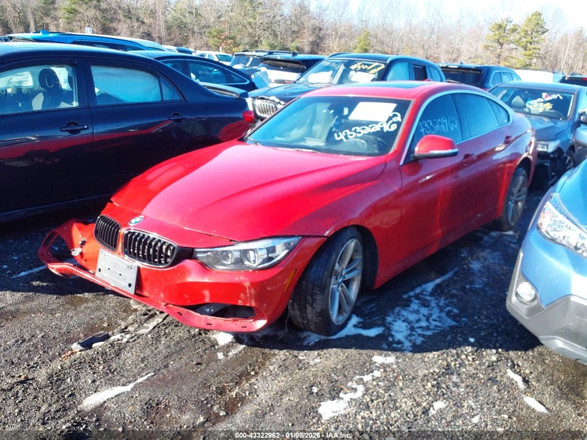 Vin: wba4j3c59kbl09817, lot: 43817628, bmw 430i gran coupe xdrive 20192