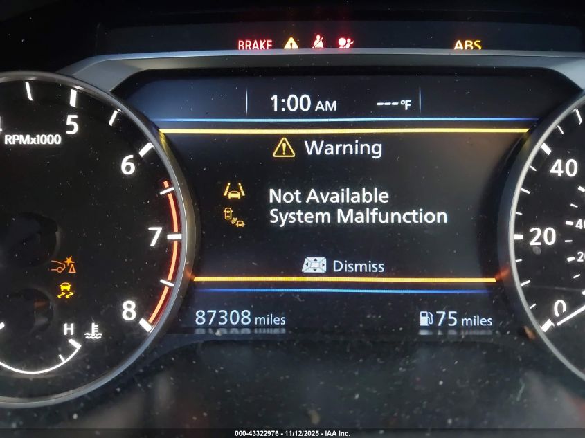 2022 Nissan Altima Sr Fwd VIN: 1N4BL4CV4NN316970 Lot: 43322976