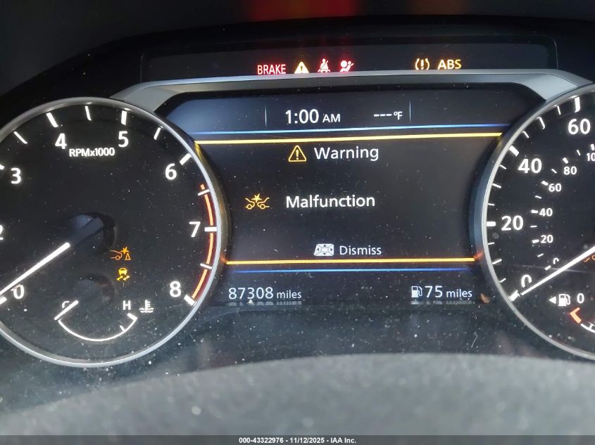 2022 Nissan Altima Sr Fwd VIN: 1N4BL4CV4NN316970 Lot: 43322976