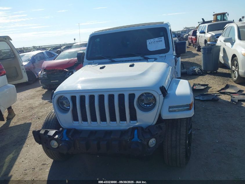 2022 Jeep Wrangler 4Xe Unlimited Sahara 4X4 VIN: 1C4JJXP61NW198211 Lot: 43323000