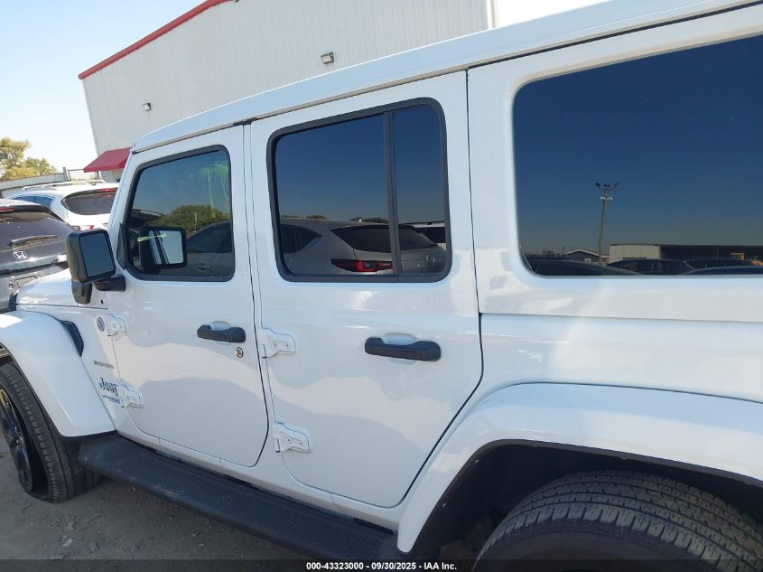 2022 Jeep Wrangler 4Xe Unlimited Sahara 4X4 VIN: 1C4JJXP61NW198211 Lot: 43323000