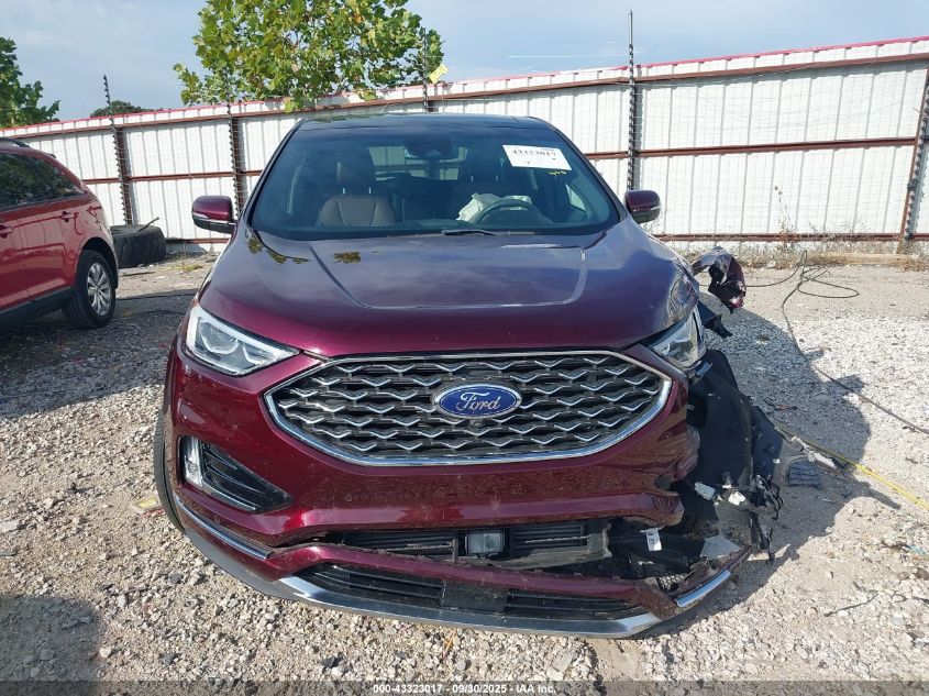 2020 Ford Edge Titanium VIN: 2FMPK4K95LBA47423 Lot: 43323017