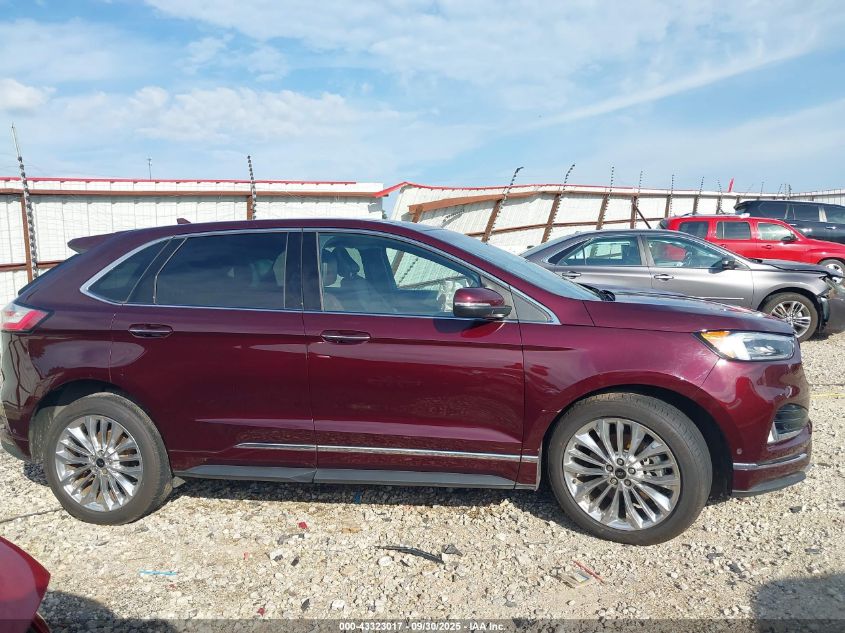2020 Ford Edge Titanium VIN: 2FMPK4K95LBA47423 Lot: 43323017