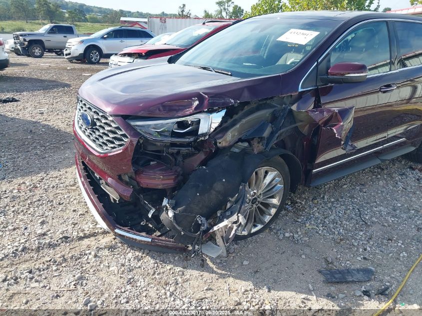 2020 Ford Edge Titanium VIN: 2FMPK4K95LBA47423 Lot: 43323017