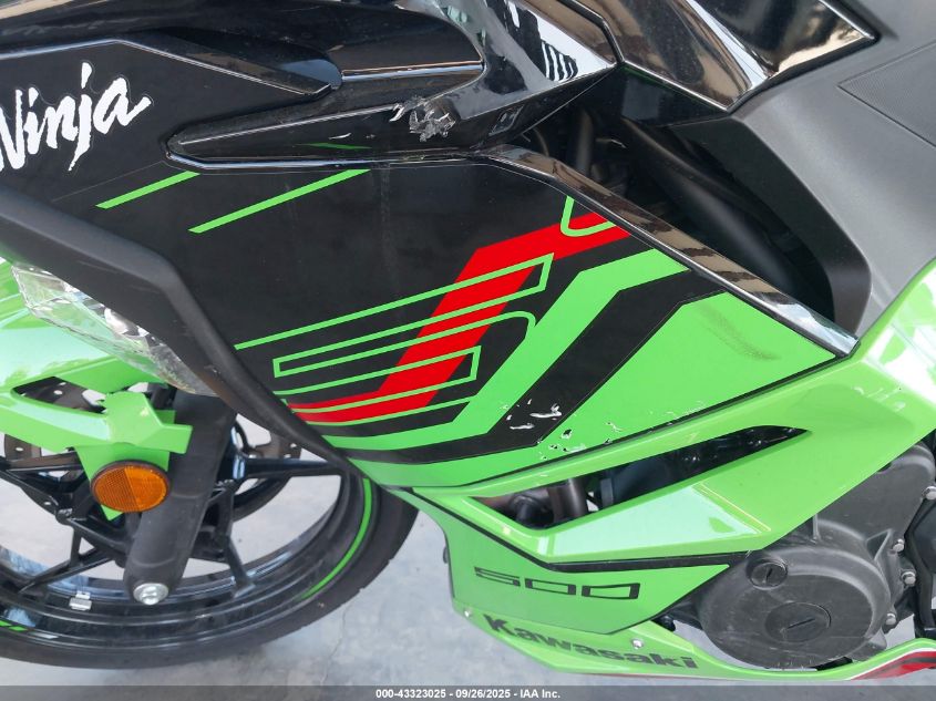 2024 Kawasaki Ex500 H VIN: ML5EXGH12RDA12550 Lot: 43323025