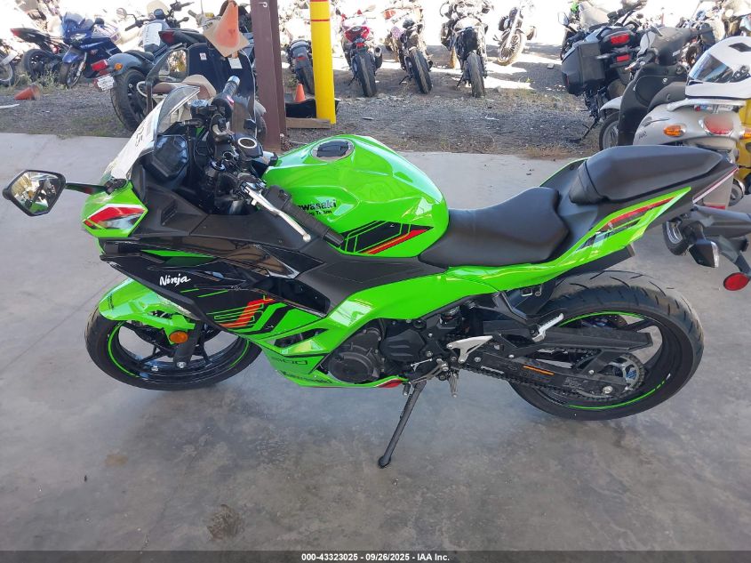 2024 Kawasaki Ex500 H VIN: ML5EXGH12RDA12550 Lot: 43323025